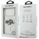 8. Karl Lagerfeld IML Glitter Karl & Choupette Sketch Logo MagSafe Case für iPhone 17 Pro – Transparent