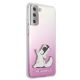 4. Karl Lagerfeld Choupette Fun Case für Samsung Galaxy S21+ – Pink