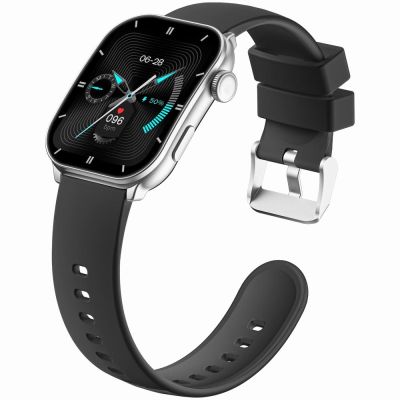7. GRAVITY GT28-9 Damen-Smartwatch-Armband + Armband Schwarz Silber