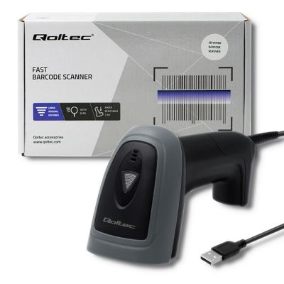 8. QOLTEC 1D- und 2D-Barcodeleser | USB