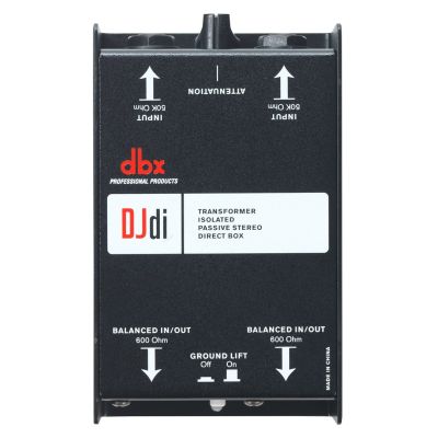 dbx DBXDJDI Passive Direct Box Schwarz