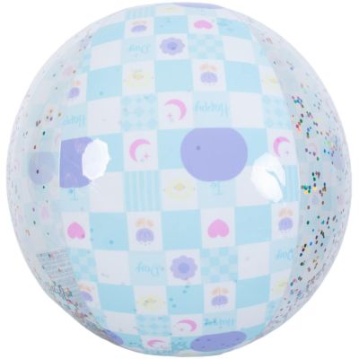 2. Aufblasbarer Strandball 50 cm Glitzerblau 53197
