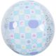 2. Aufblasbarer Strandball 50 cm Glitzerblau 53197
