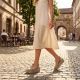 11. Beige Keilsandalen für Damen Rieker 69472-60