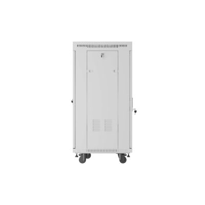 4. LANBERG Standschrank 19" 22U 600x600 GRAU