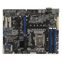 ASUS P12R-E Server-Mainboard LGA-1200, C256, 4 DIMM-Steckplätze, 1 PCIe x16-Steckplatz, 3 PCIe x8-Steckplätze, 2 M.2-Steckplätze, 2 x Intel® I210AT + 1 x Management-LAN-Anschluss, ATX