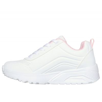 4. Skechers Uno Lite - Easy Zip Jr 310387L WHT Schuhe