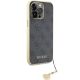 4. Guess 4G Charms Collection Hülle für iPhone 15 Pro Max – Grau