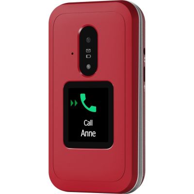 6. Doro Leva E30 7,11 cm (2,8") 142,7 g Rot, Weiß Funktionsfähiges Handy