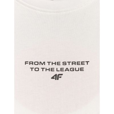 7. Locker geschnittenes Jungen-T-Shirt mit Aufdruck 4F 4FJRSS26TTSHM3835-10S