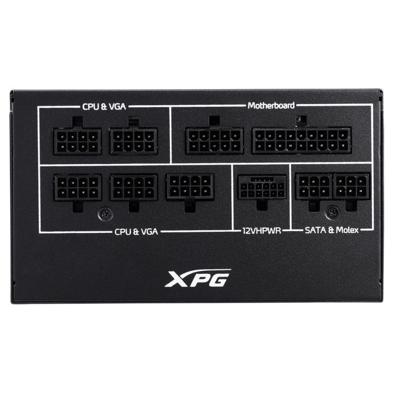 19. XPG COREREACTOR II 850W Schwarzes 80+ Gold Netzteil