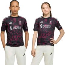 adidas Liverpool FC 26/27 Auswärtstrikot für Kinder, Schwarz und Rosa KB8284
