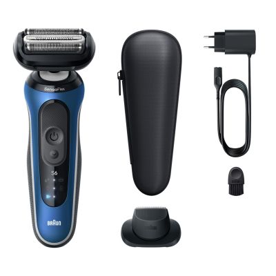 2. Braun 62-B1200s Series 6 Elektrorasierer, blau/schwarz