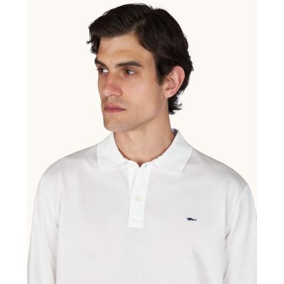 3. Herren-Poloshirt aus Baumwolle von Paul&Shark, weiß, 99311003-10 – klassisch, elegant