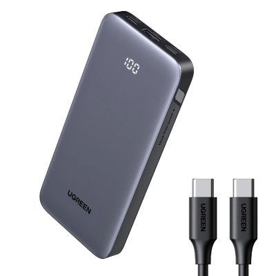Ugreen Nexode Powerbank 10000mAh 30W USB-A 2xUSB-C - Grau