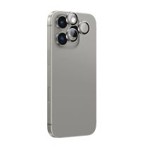 AmazingThing AR Aluminium 3-Linsen-Glas mit Kameralinsenrahmen für iPhone 16 Pro / 16 Pro Max - Grau