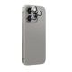 AmazingThing AR Aluminium 3-Linsen-Glas mit Kameralinsenrahmen für iPhone 16 Pro / 16 Pro Max - Grau