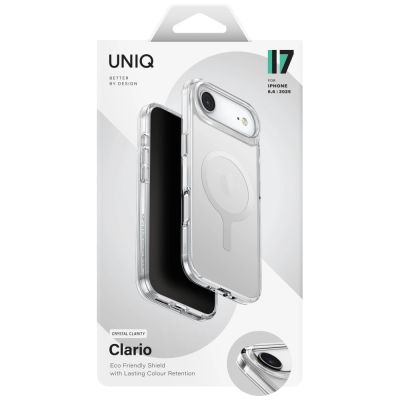 6. Uniq Clario Magclick Ladehülle für iPhone Air – Transparent
