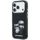 2. Karl Lagerfeld Smooth Karl & Choupette Bodies Sketch MagSafe Hülle für iPhone 18 Pro / 17 Pro - Schwarz