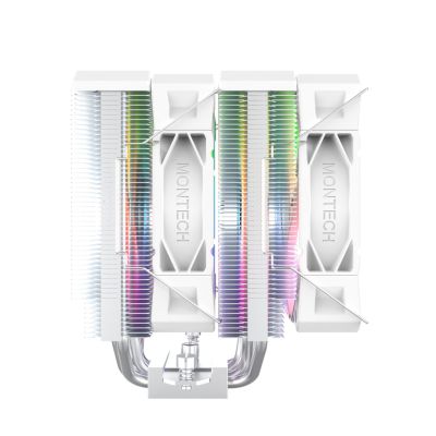 3. Montech NX600 ARGB Prozessor-Luftkühler 12 cm Weiß 1 Stück.