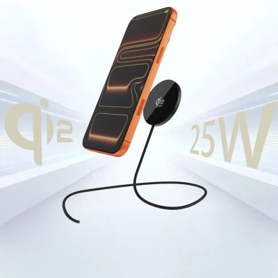 8. Tech-Protect A50 MagSafe 25W QI2.2 Kabelloses Ladegerät – Schwarz