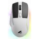 Sharkoon SGM50W Gaming-Maus, rechte Seite, RF Wireless + USB Typ-A, optisch, 6400 DPI