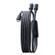 8. Baseus Flash 4 140W 2-in-1 USB-C auf USB-C + USB-C Kabel 1,5 m - Schwarz