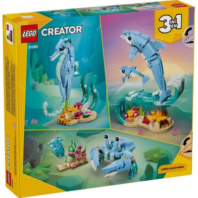 14. LEGO Creator 31385 Meerestiere: Wunderschöne Delfine