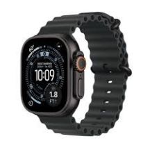 Apple Watch Ultra 3 GPS + Cellular 49 mm Schwarzes Titangehäuse mit schwarzem Ocean-Armband