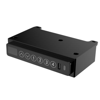 12. ACTIVEJET Schreibtisch mit elektrischer Höhenverstellung 120x60 ET119S schwarz/weiß