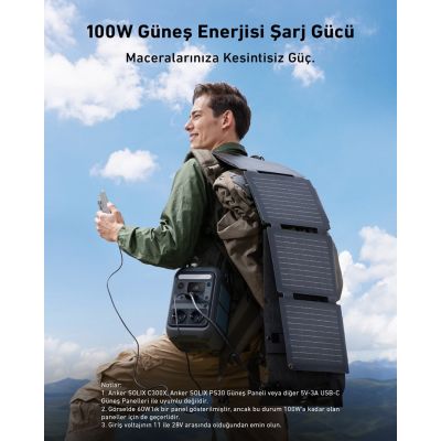 2. Anker Solix C300X 288Wh 300W Tragbare Powerstation