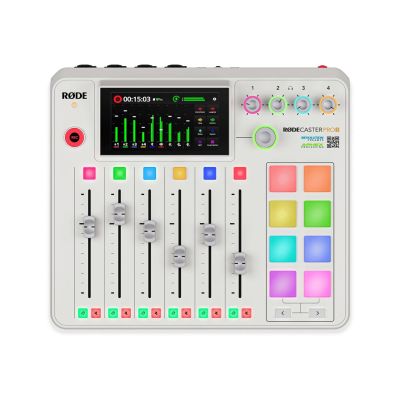 RODE RODECaster Pro II Weiß - Podcast-Produktionsstudio