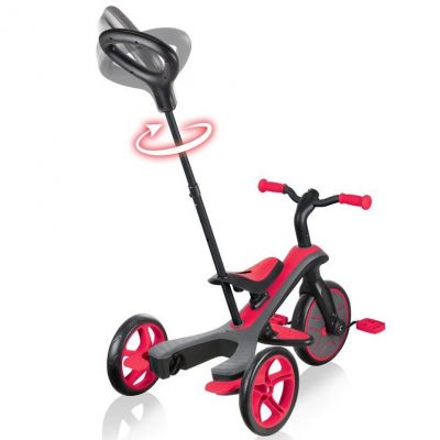 11. Globber Neues rotes Explorer Trike 4in1 632-102-2