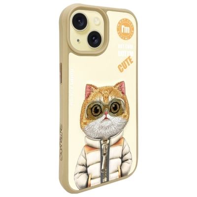 2. Nimmy Cool&Cute 2.0 Cat Case für iPhone 15 - Beige