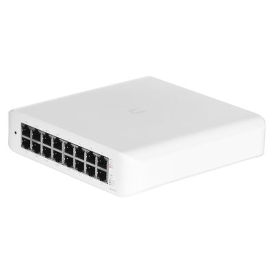 5. Ubiquiti UniFi Lite 16 PoE 16p PoE (PoE+: 8;) Managed Gigabit Switch (USW-Lite-16-PoE-EU)