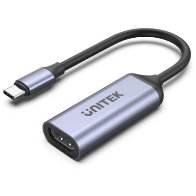 9. UNITEK V1416B Kabeladapter 0,15 m USB Typ-C HDMI Grau