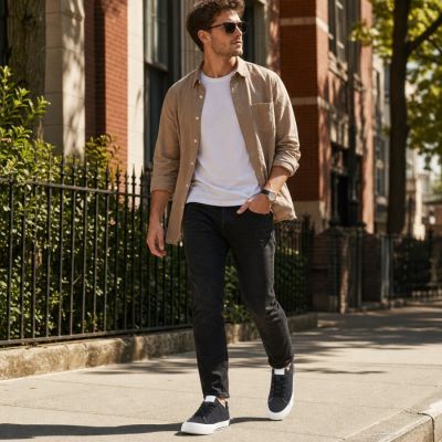 8. Schwarze Herren-Sneaker aus Textil, Big Star TT174292