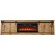 GRANERO TV-Schrank + Kamin 200x56,7x35 Wotan Eiche