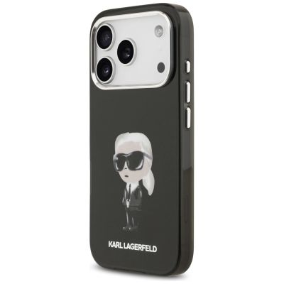 2. Karl Lagerfeld IML Aquarelle Karl & Logo MagSafe Hülle für iPhone 17 Pro - Schwarz