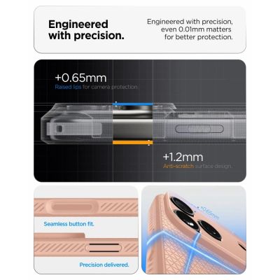 7. Spigen Liquid Air Hülle für iPhone 18 Pro Max / 17 Pro Max – Pink