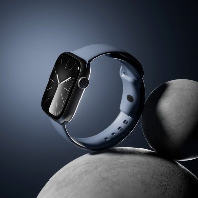 8. Puro Icon Armband für Apple Watch 44/45/46/49 mm – Blau