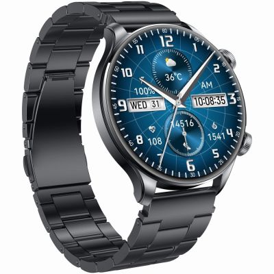 9. Smartwatch Gravity Schwarzes Armband + Armband GT35-2