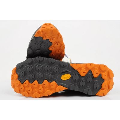 9. Flyrock Vibram Herren-Trekkingschuhe, strapazierfähig, grau-orange