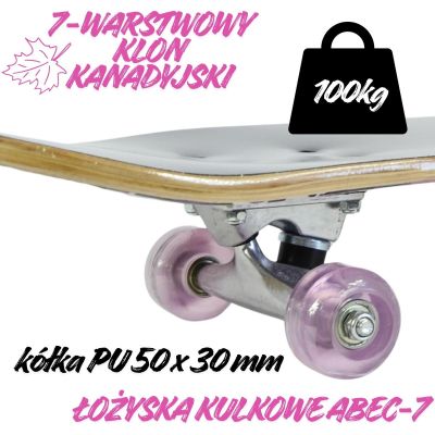 19. HOLZ-SKATEBOARD STREET PINK BEST SPORTING