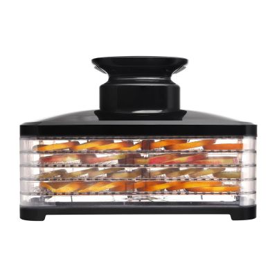 2. ELDOM Trockner für Pilze, Gemüse und Obst SG520, 400 W, Temperaturregelung 35–70 °C, 5 große Trockenschalen (32 x 25 cm), Timer (5–24 Stunden)