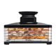 2. ELDOM Trockner für Pilze, Gemüse und Obst SG520, 400 W, Temperaturregelung 35–70 °C, 5 große Trockenschalen (32 x 25 cm), Timer (5–24 Stunden)