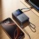 7. Joyroom JR-PR1 10000mAh 22,5W Powerbank mit integriertem einziehbarem USB-C-Kabel - Schwarz