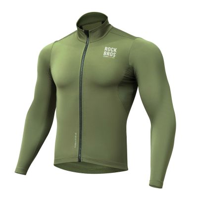 Rockbros TLWT001 ROAD TO SKY winddichtes, isoliertes Radtrikot L - grün