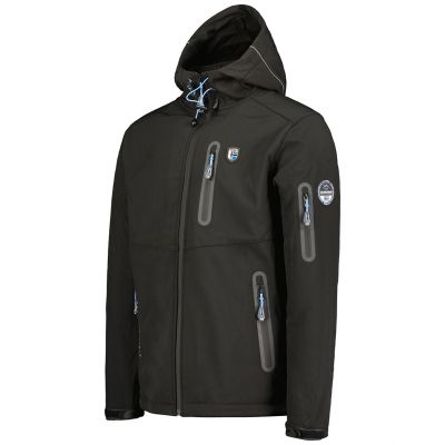 4. Geographical Norway Taxillus DB 056 M WY9224H/GN-Schwarze Softshelljacke