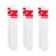 5. Nike Everyday Elevated Crew Socken, 3 Paar, Weiß und Rot, IM7949 900
